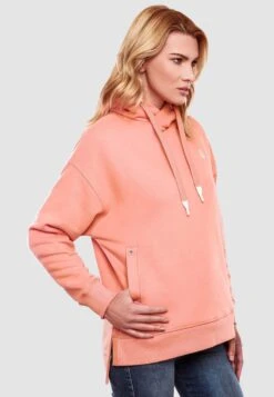 Navahoo Sweats à Capuche Sweat-shirt Silberengelchen Femme Abricot -Navahoo Soldes Magasin d474186962fa3686f84cd498f4f47724