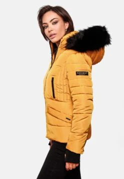 Navahoo Vestes Dhiver Veste D’hiver Adele Femme Safran -Navahoo Soldes Magasin d6809adb72646d206c9aea00da8f5e11
