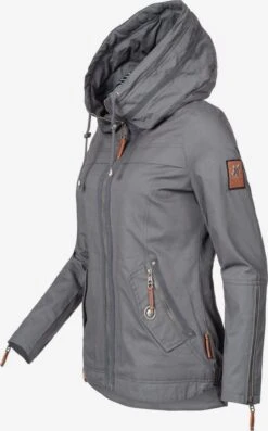 Navahoo Vestes De Mi-saison Veste Mi-saison Wekoo Femme Gris Foncé -Navahoo Soldes Magasin d85a37e9b800679a636a59e9d0d3ab5d