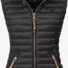 Navahoo Vestes Sans Manches Gilet Shadaa Femme Noir -Navahoo Soldes Magasin dd85e65a2f0d7f6e7c2f6cc202c7edae