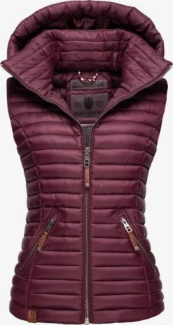 Navahoo Vestes Sans Manches Gilet Shadaa Femme Bordeaux