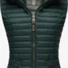 Navahoo Vestes Sans Manches Gilet Shadaa Femme Vert Foncé -Navahoo Soldes Magasin e77cd0b11f6fd2e21c38929d760e2891