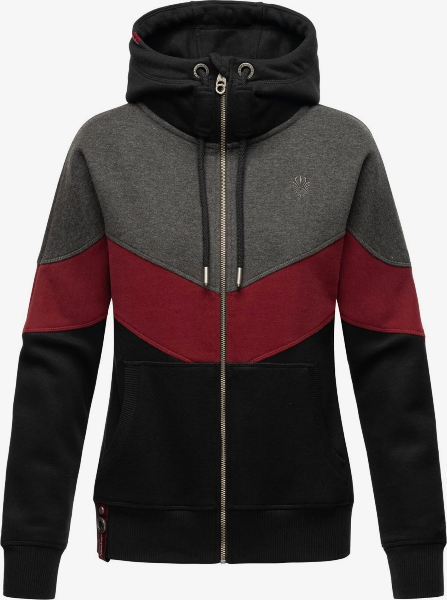 Navahoo Sweats Zippés Veste De Survêtement Honigperle Femme Noir 3 Navahoo Sweats Zippés Veste De Survêtement Honigperle Femme Noir