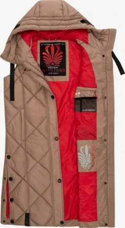 Navahoo Vestes Sans Manches Gilet Schnuckel Femme Noisette -Navahoo Soldes Magasin e972c4e9b2a7cd503f148e8650bce6ed