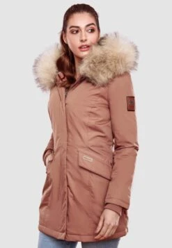 Navahoo Parkas Parka D’hiver Cristal Femme Rose Foncé -Navahoo Soldes Magasin edcfbf0b22ec5d2665859aa350766bd3
