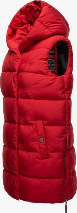 Navahoo Vestes Sans Manches Gilet Madilynaa Femme Rouge Feu -Navahoo Soldes Magasin ee8d64661bfe7b548021c556abed8de2