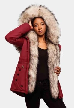 Navahoo Parkas Parka D’hiver Sweety Femme Rouge -Navahoo Soldes Magasin f3068bd37425ce1f792e1615e8eeaa92