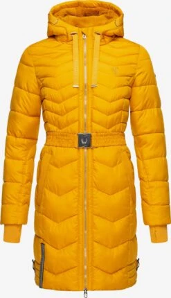 Navahoo Manteaux Dhiver Manteau Dâhiver Alpenveilchen Femme Jaune Dor