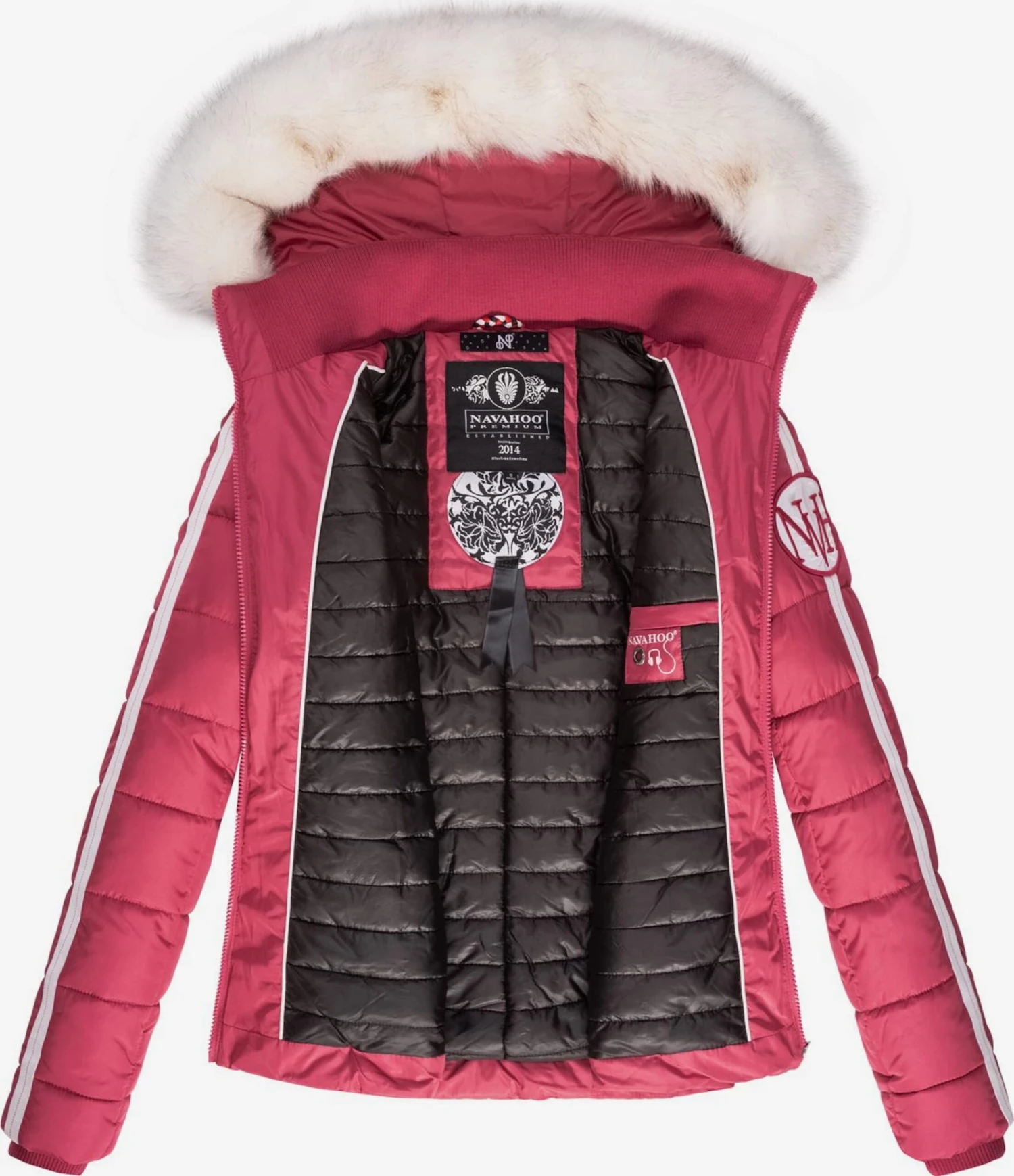 Navahoo Vestes Dhiver Veste D’hiver Khingaas Femme Canneberge 6 Navahoo Vestes Dhiver Veste D’hiver Khingaas Femme Canneberge – Image 4