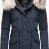 Navahoo Parkas Parka D’hiver Femme Bleu Foncé -Navahoo Soldes Magasin f7dc1443b07da73e1f89c1a11581a079