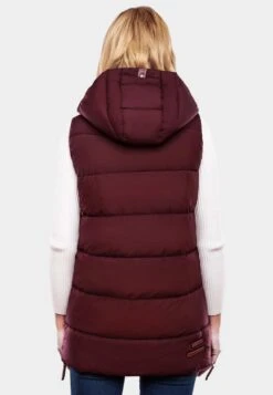 Navahoo Vestes Sans Manches Gilet Madilynaa Femme Bordeaux -Navahoo Soldes Magasin f8dfc6ce66780a469e190f61c7b1ca31