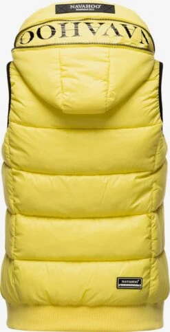 Navahoo Vestes Sans Manches Gilet Kassidy Femme Jaune -Navahoo Soldes Magasin f913a9fbda742e4265b9a7c3fa621c88