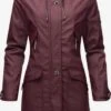 Navahoo Manteaux De Pluie Manteau Mi-saison Femme Bordeaux -Navahoo Soldes Magasin fa2db475e8246981c2057d01ef0690c5