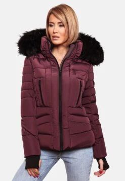 Navahoo Vestes Dhiver Veste D’hiver Adele Femme Rouge Rubis -Navahoo Soldes Magasin fb366f74251da06e904becf3c4af9abd