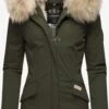 Navahoo Parkas Parka D’hiver Cristal Femme Olive -Navahoo Soldes Magasin fdb2793d0911be4d7745f90464d21735