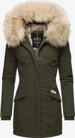 Navahoo Parkas Parka D’hiver Cristal Femme Olive